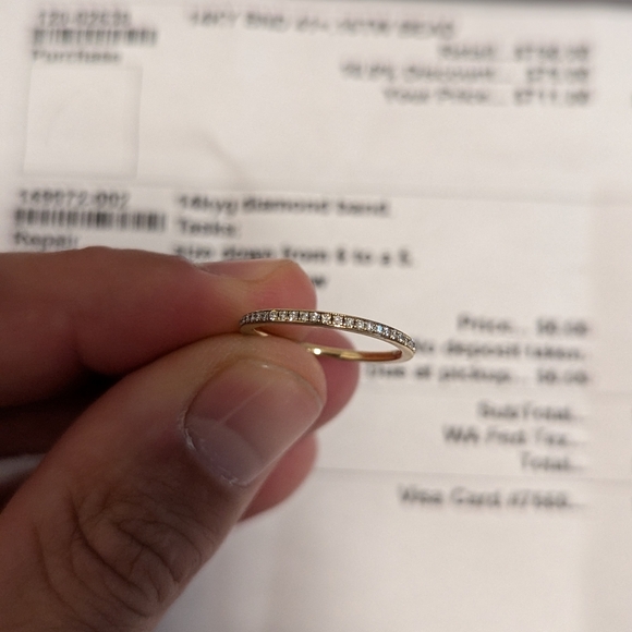 Uneek ring with two bands - Picture 10 of 12